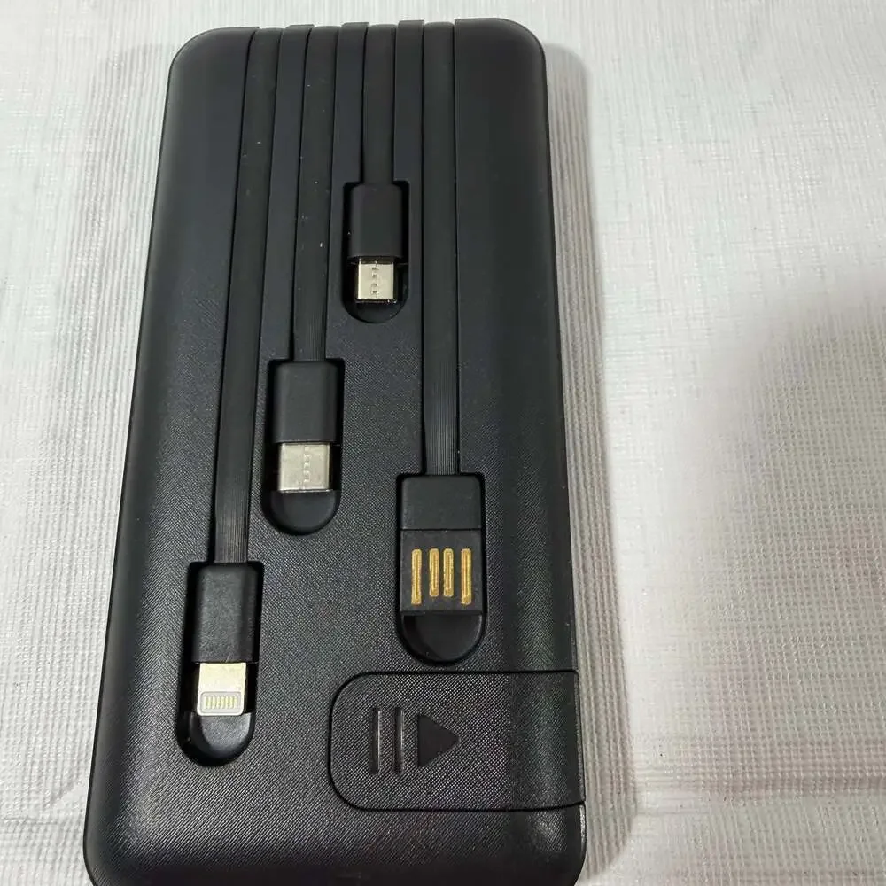 JIUMESS 20000mAh Power Bank Portable Charger with Cables